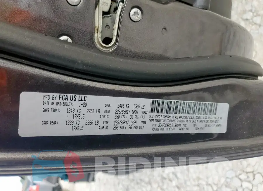 3C4PDCABXLT180941 Photo# 14
