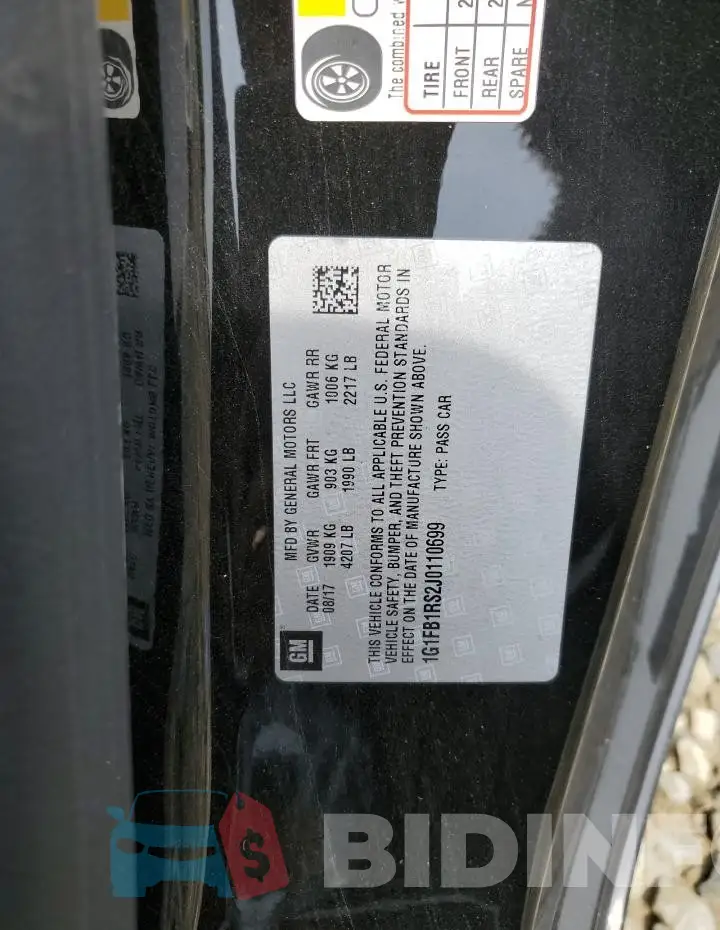 1G1FB1RS2J0110699 Photo# 12