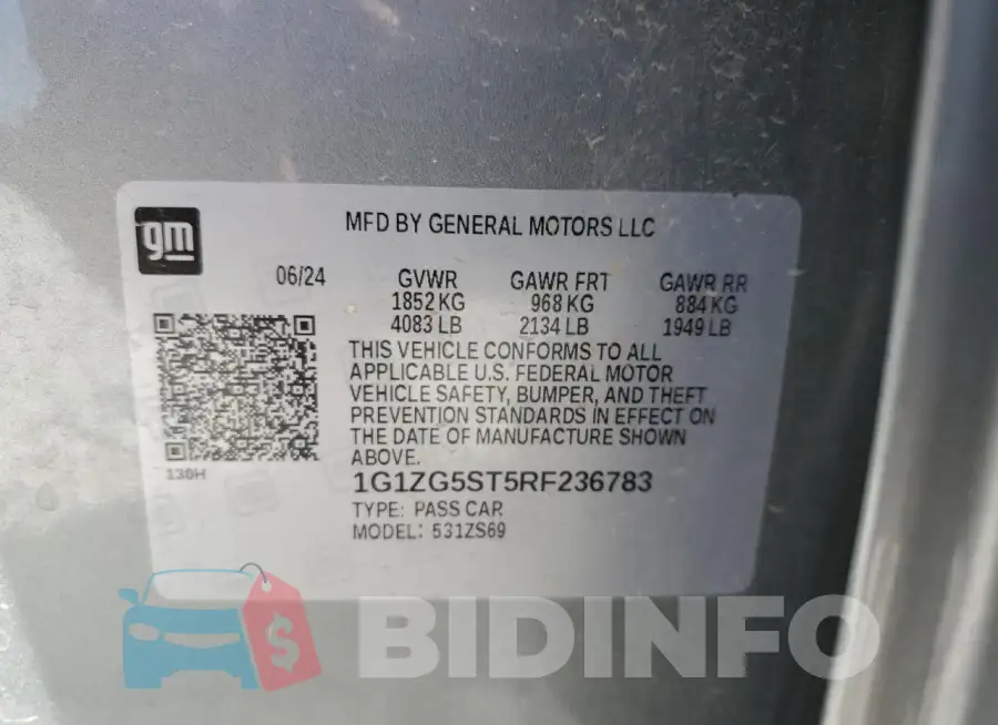 1G1ZG5ST5RF236783 Photo# 13