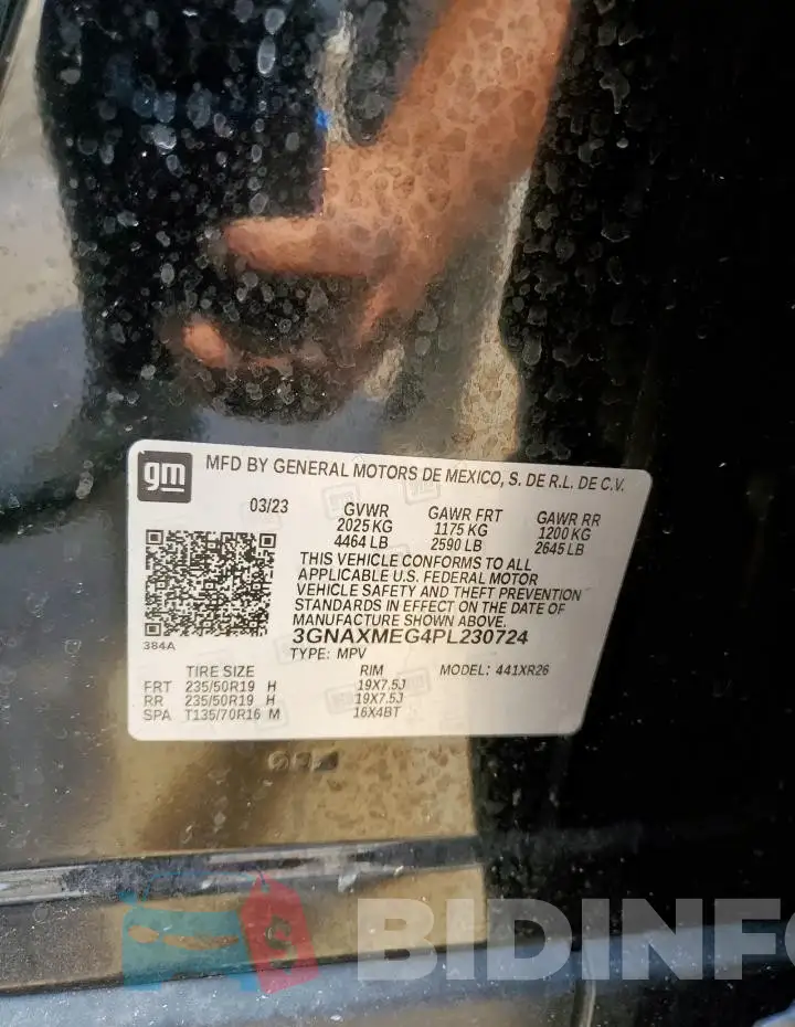 3GNAXMEG4PL230724 Photo# 12