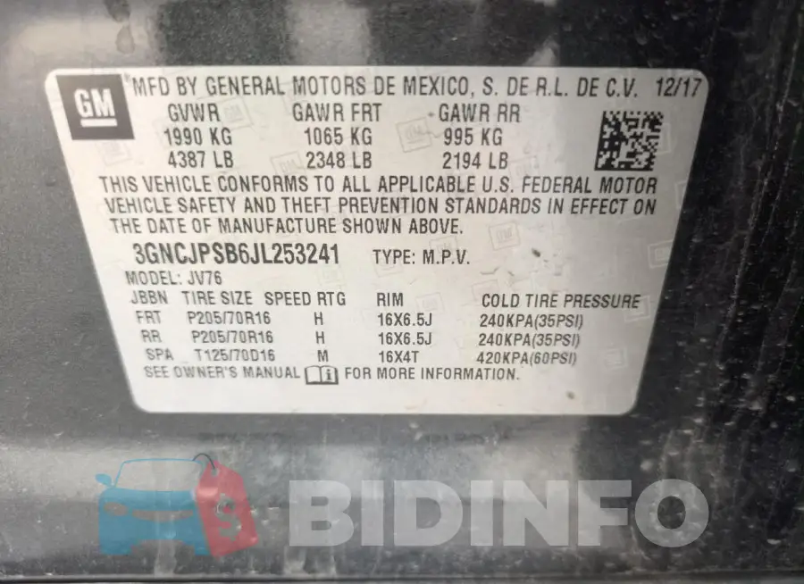 3GNCJPSB6JL253241 Photo# 13