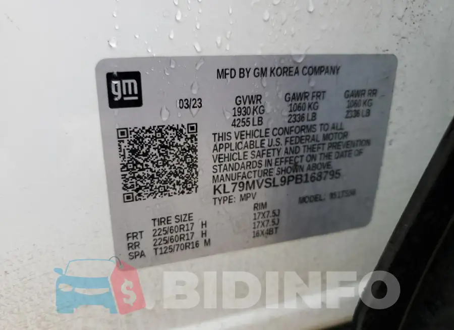 KL79MVSL9PB168795 Photo# 13