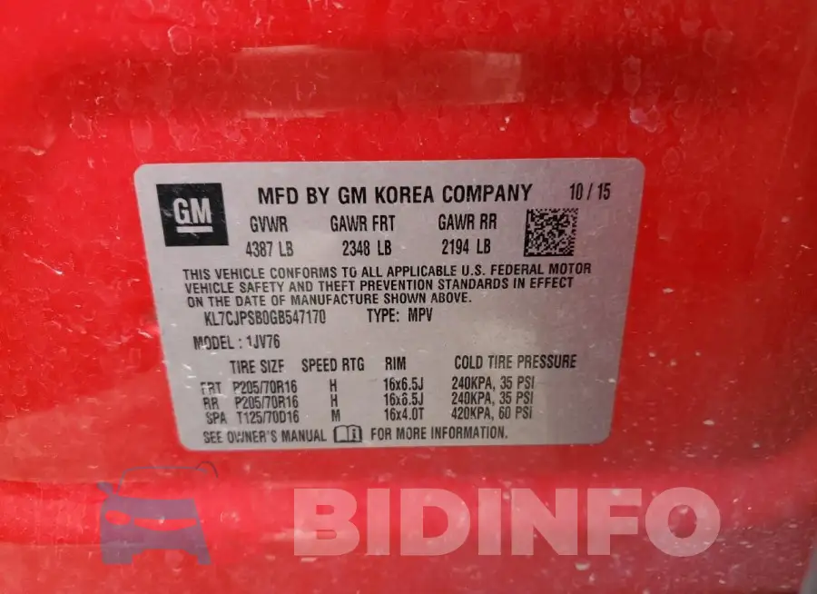 KL7CJPSB0GB547170 Photo# 12