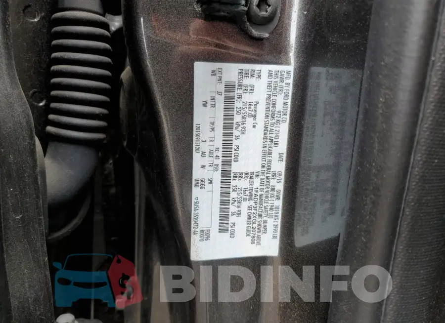 1FADP3F2XGL207808 Photo# 12