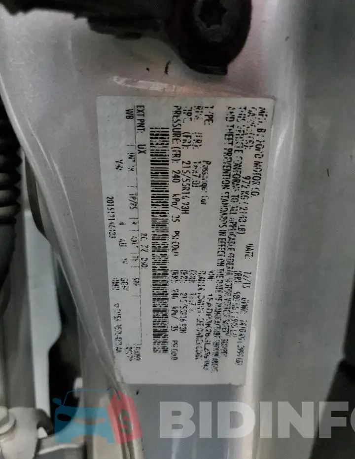 1FADP3K26GL259393 Photo# 12