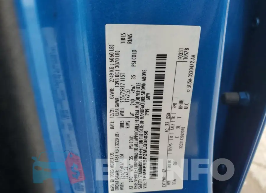 1FMEE5BP2MLB05086 Photo# 13