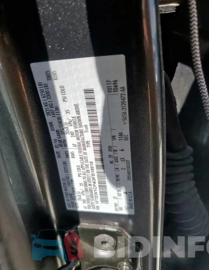 1FTEW1CP4GFB18918 Photo# 12