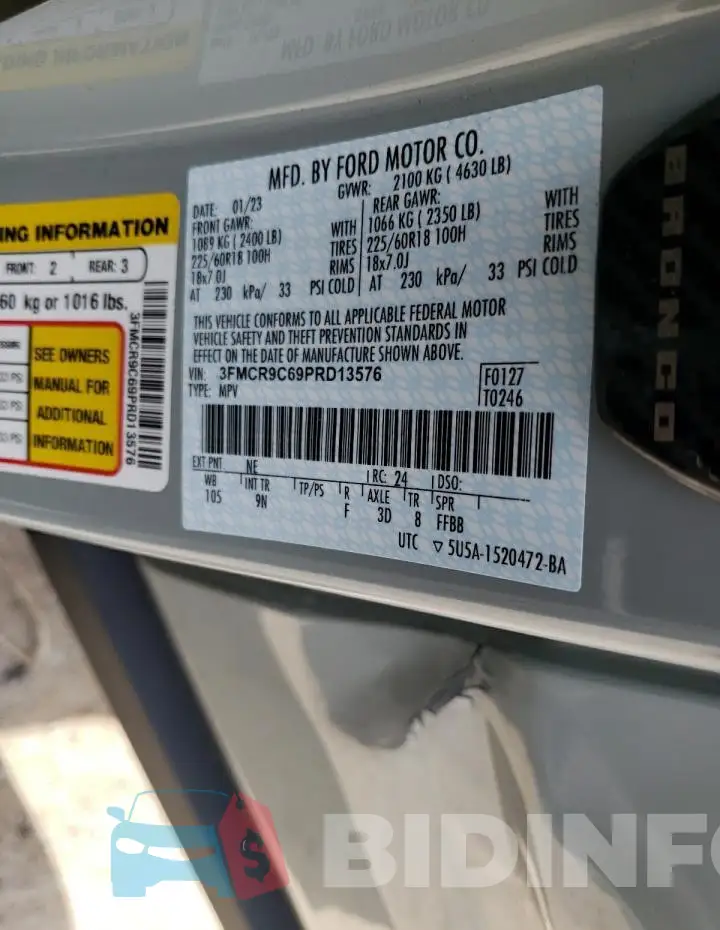 3FMCR9C69PRD13576 Photo# 12