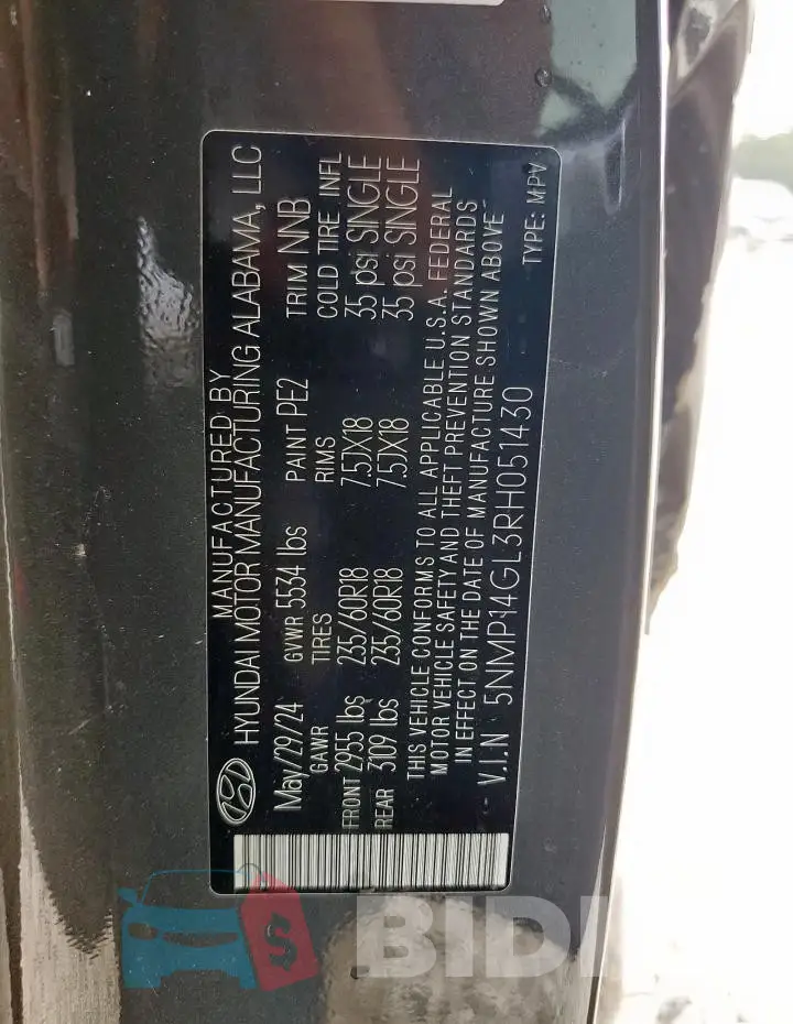 5NMP14GL3RH051430 Photo# 14
