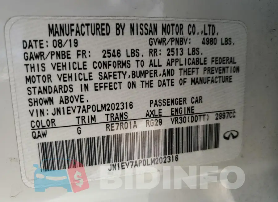 JN1EV7AP0LM202316 Photo# 12