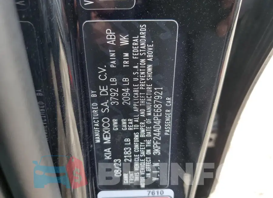 3KPF24AD4PE687921 Photo# 12
