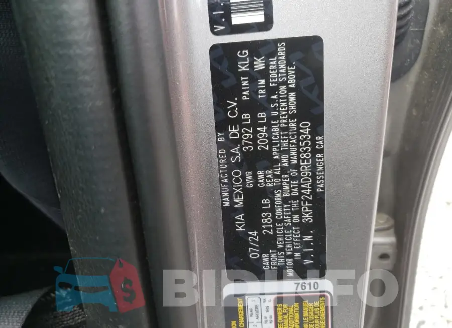 3KPF24AD9RE835340 Photo# 12