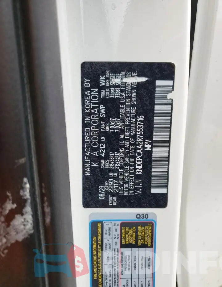 KNDEPCAA2R7553716 Photo# 13
