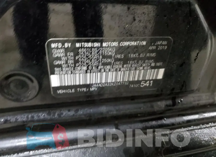 JA4AD2A32KZ047732 Photo# 14