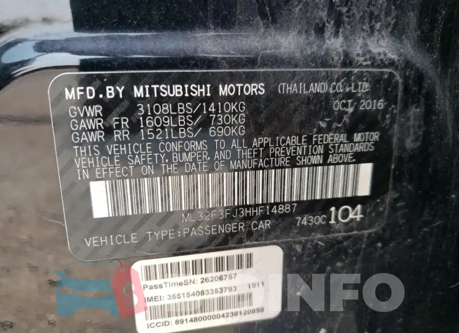ML32F3FJ3HHF14887 Photo# 12