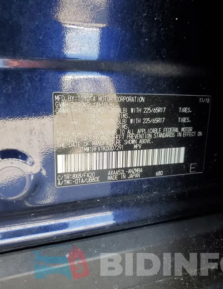 JTMW1RFV1KD007291 Photo# 13