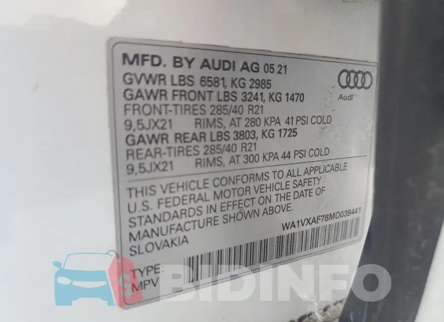 WA1VXAF78MD039441 Photo# 14