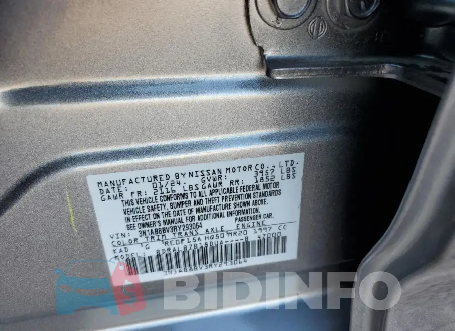 3N1AB8BV3RY293064 Photo# 12