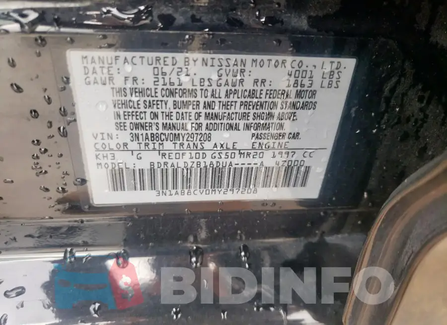 3N1AB8CV0MY297208 Photo# 12