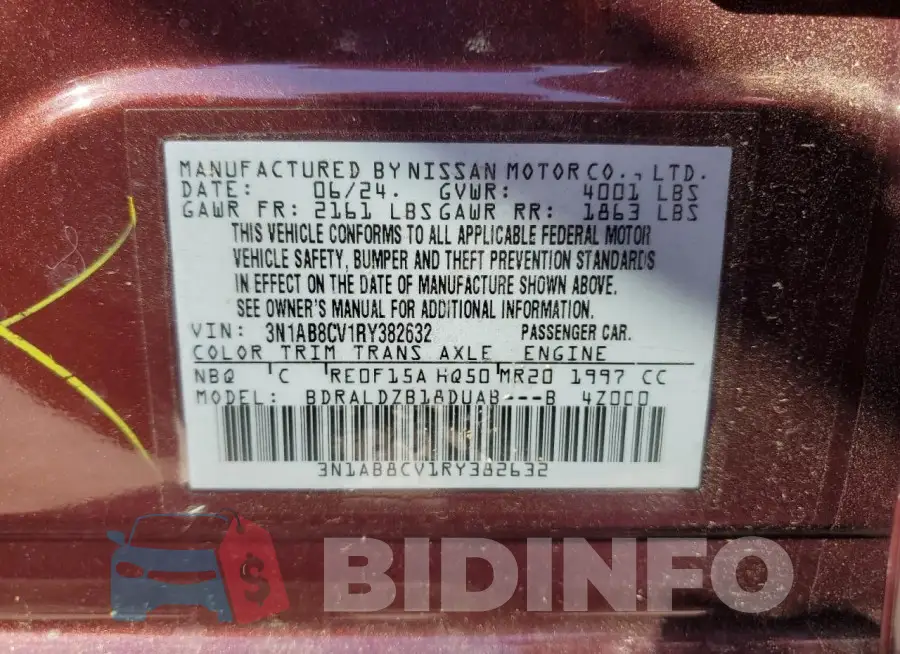 3N1AB8CV1RY382632 Photo# 12