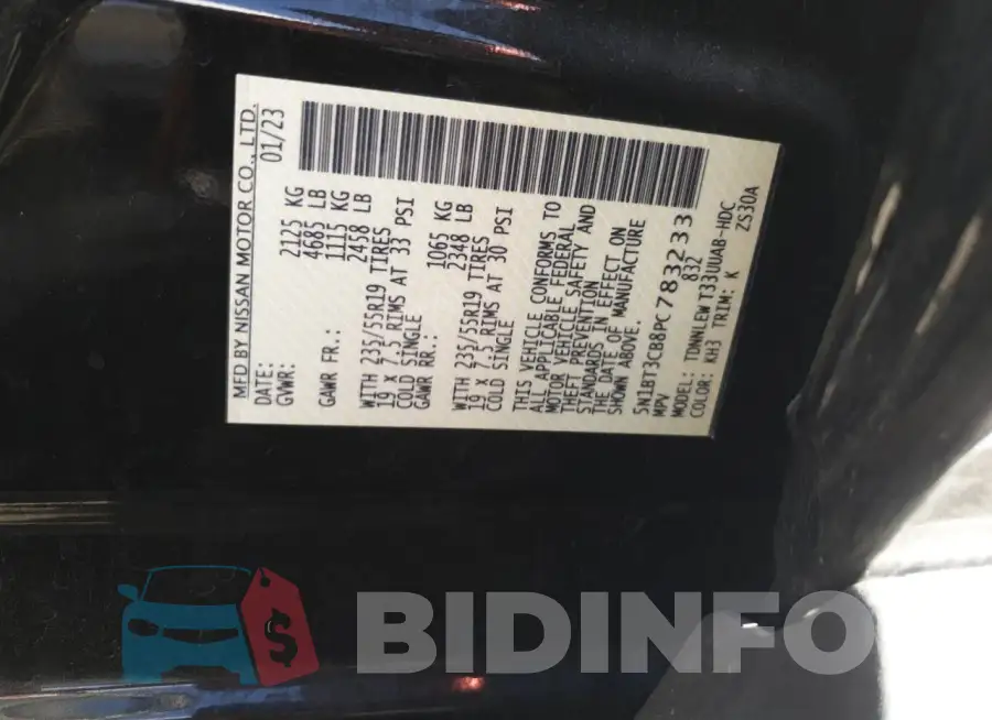 5N1BT3CB8PC783233 Photo# 14