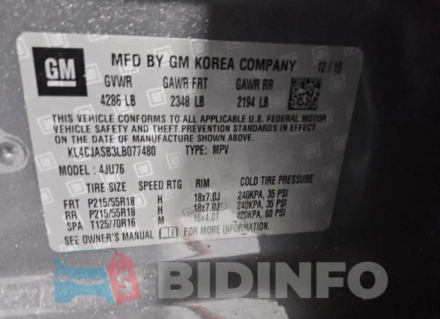 KL4CJASB3LB077480 Photo# 13