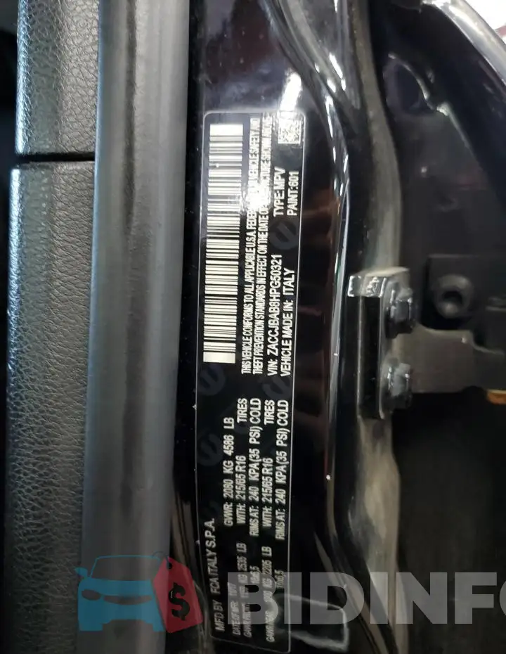 ZACCJBAB8HPG50321 Photo# 13