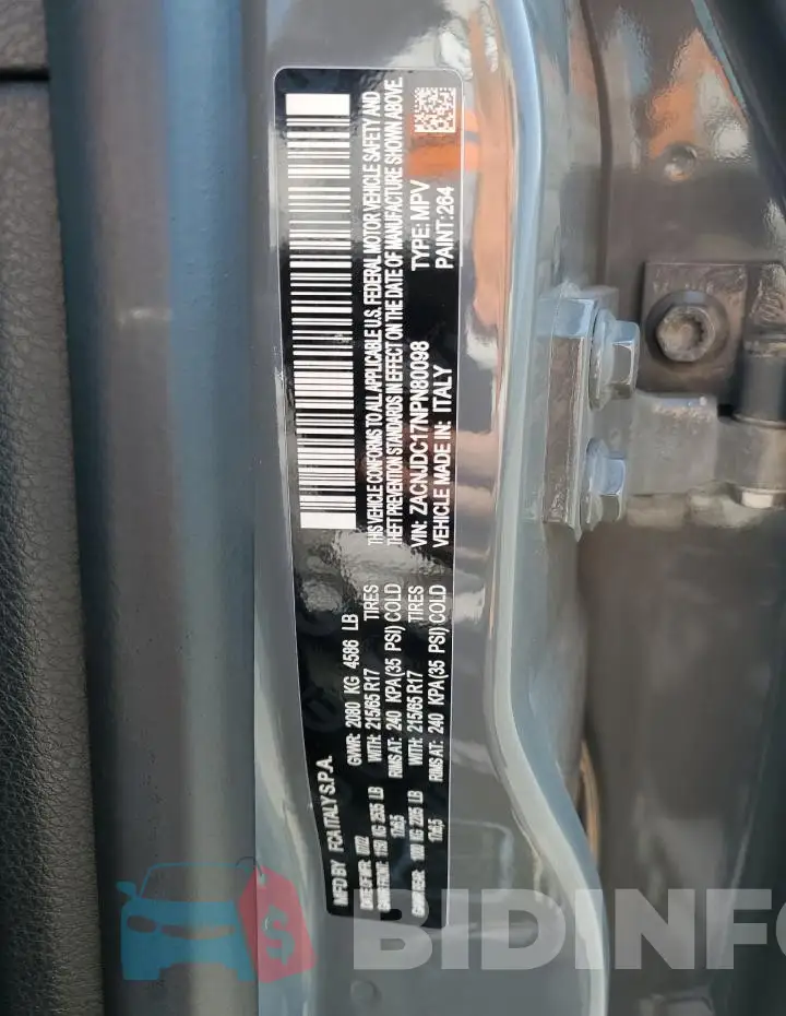 ZACNJDC17NPN80098 Photo# 14