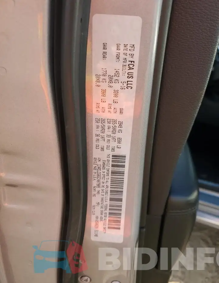 1C4RDJDG6GC407905 Photo# 13