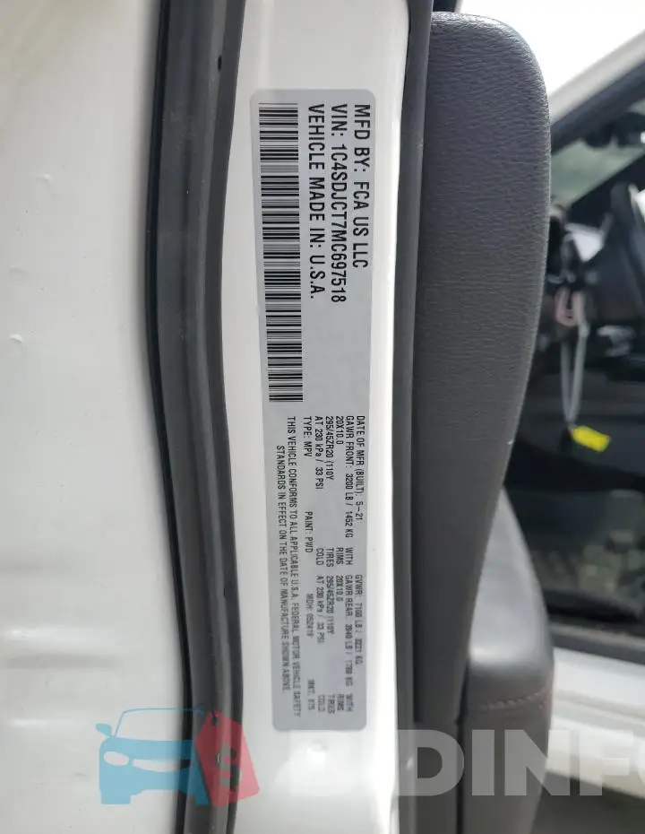 1C4SDJCT7MC697518 Photo# 13
