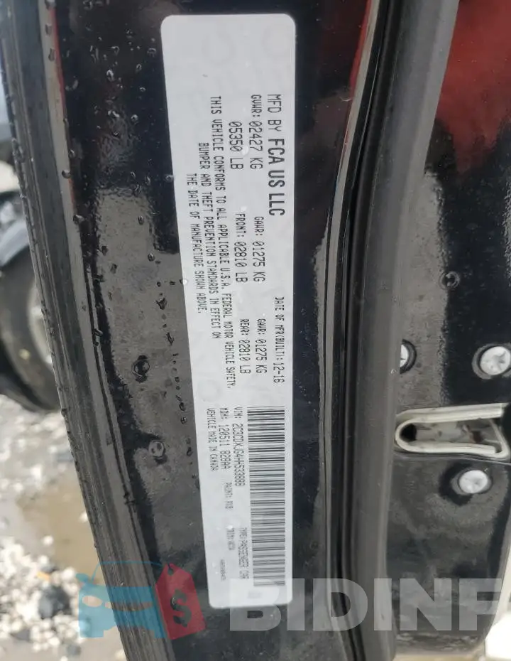 2C3CDXJG4HH533888 Photo# 12