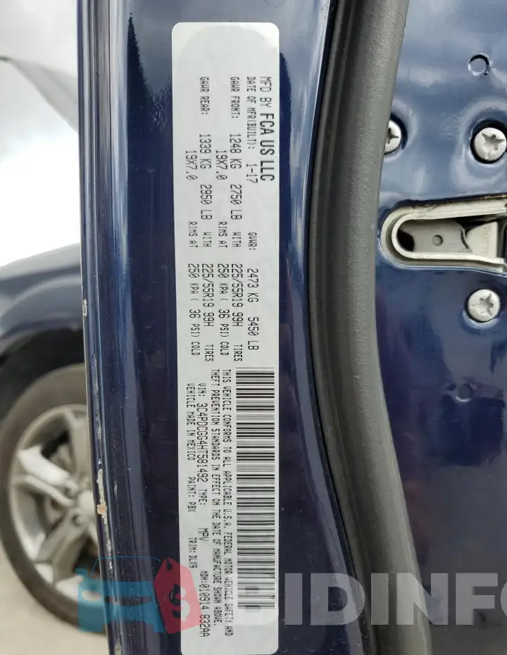 3C4PDCGG4HT581492 Photo# 13
