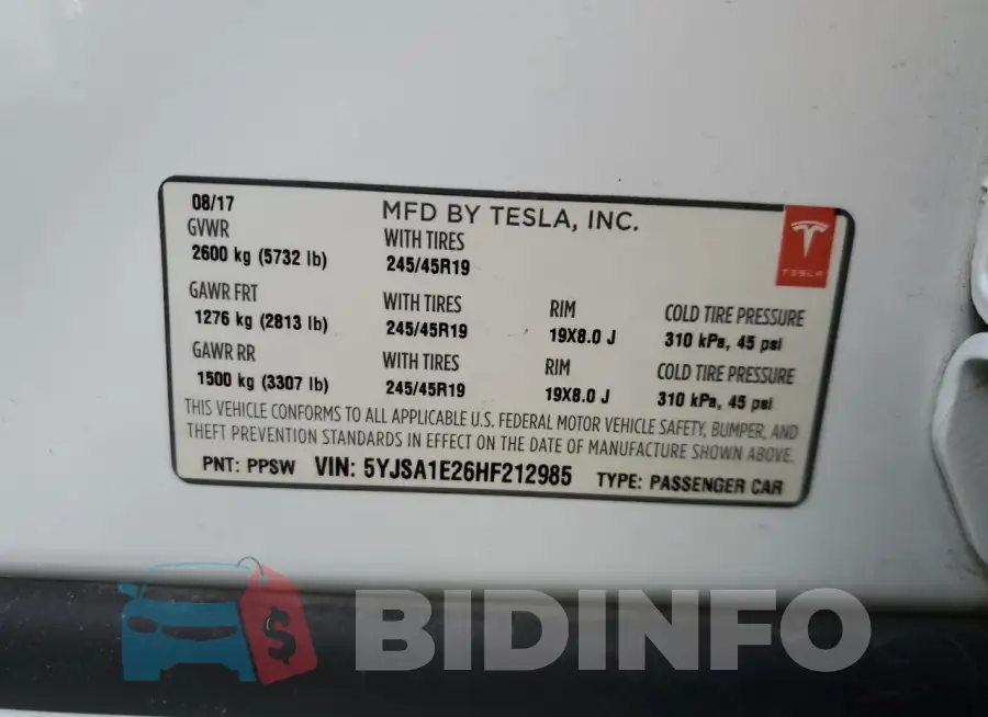 5YJSA1E26HF212985 Photo# 12