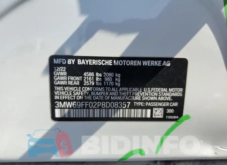 3MW69FF02P8D08357 Photo# 13