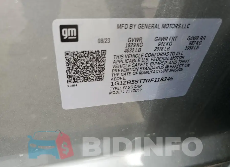 1G1ZB5ST7RF118345 Photo# 13