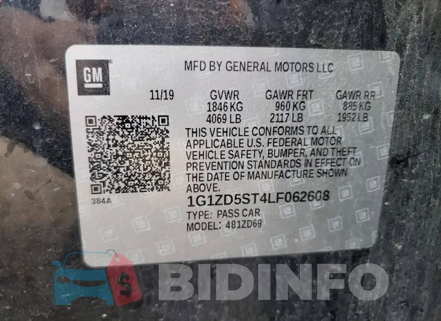 1G1ZD5ST4LF062608 Photo# 12