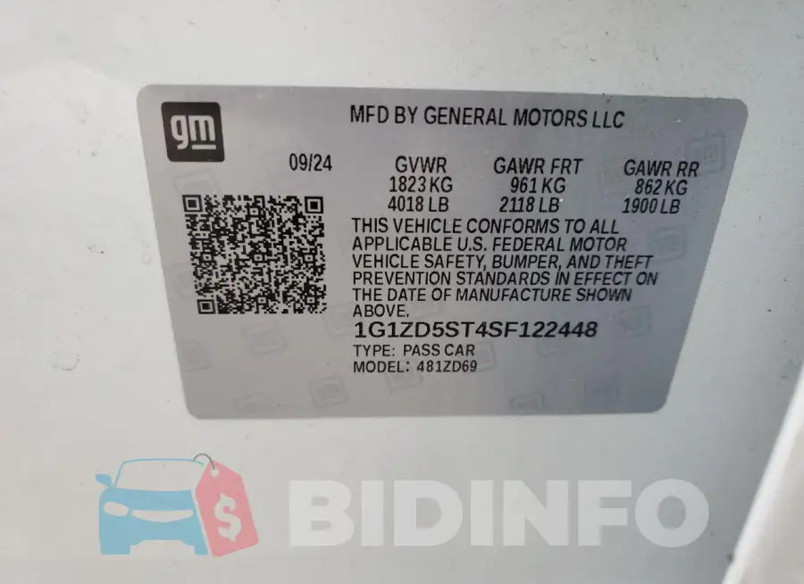 1G1ZD5ST4SF122448 Photo# 12