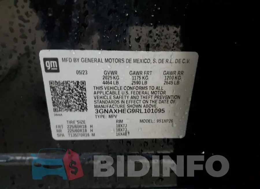 3GNAXHEG9RL101095 Photo# 14