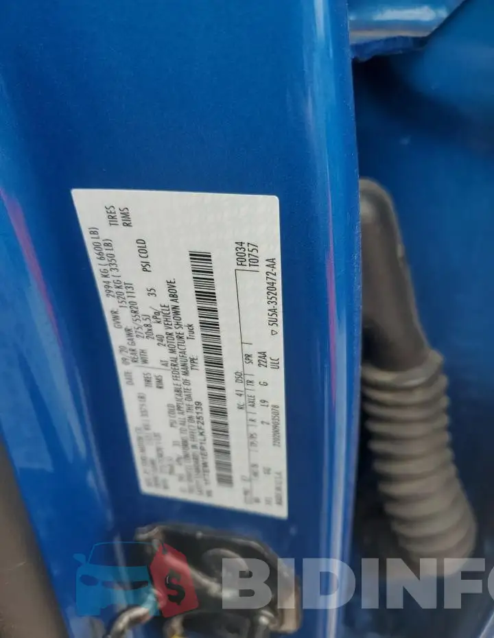 1FTEW1EP1LKF25139 Photo# 12