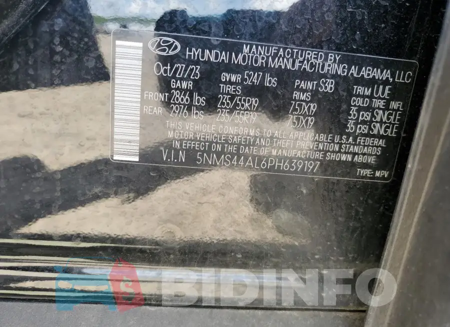 5NMS44AL6PH639197 Photo# 13