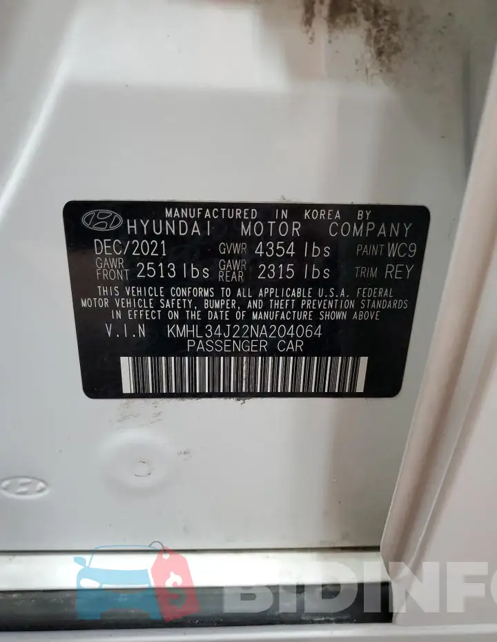 KMHL34J22NA204064 Photo# 12