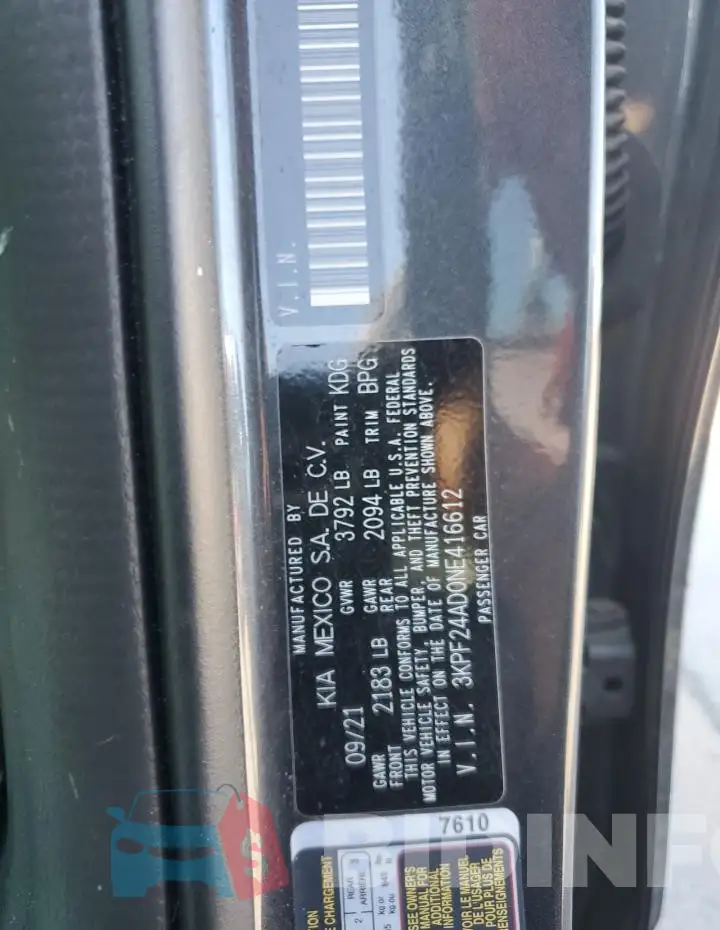 3KPF24AD0NE416612 Photo# 12