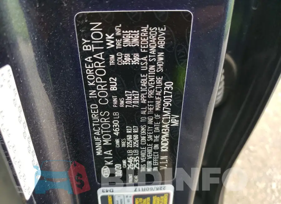KNDPM3AC1M7901730 Photo# 13