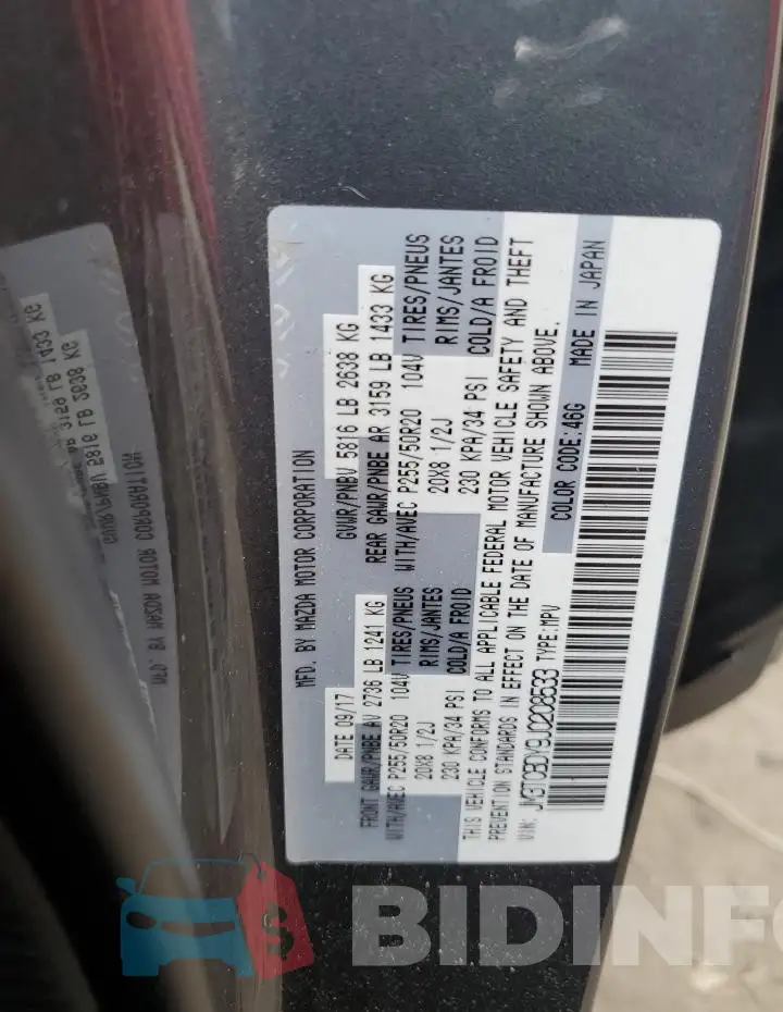 JM3TCBDY9J0208533 Photo# 13