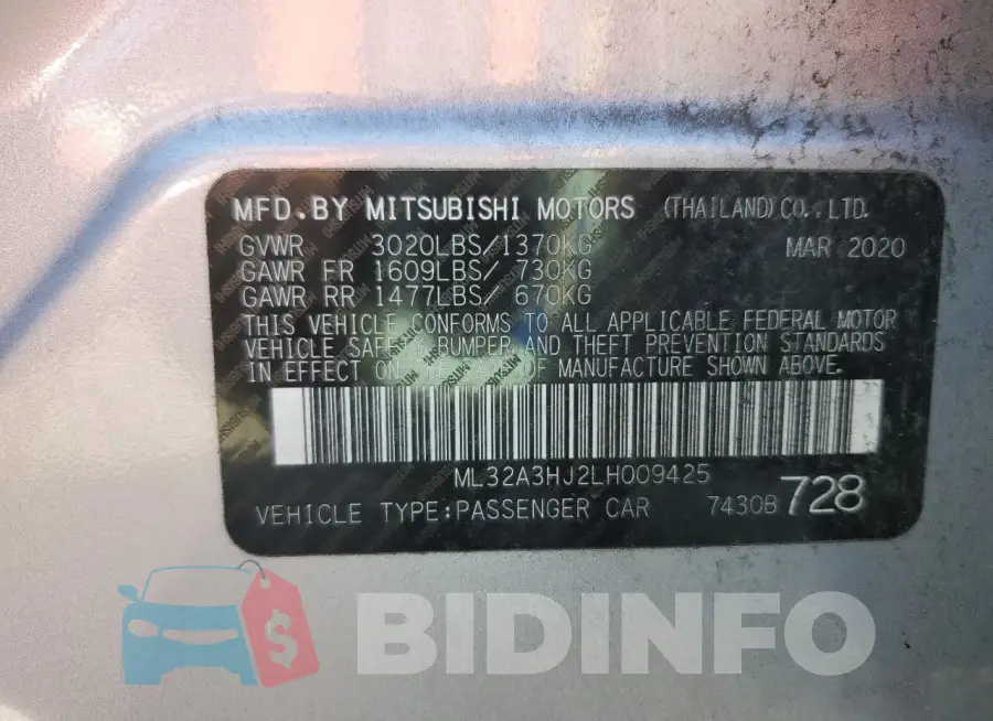 ML32A3HJ2LH009425 Photo# 12