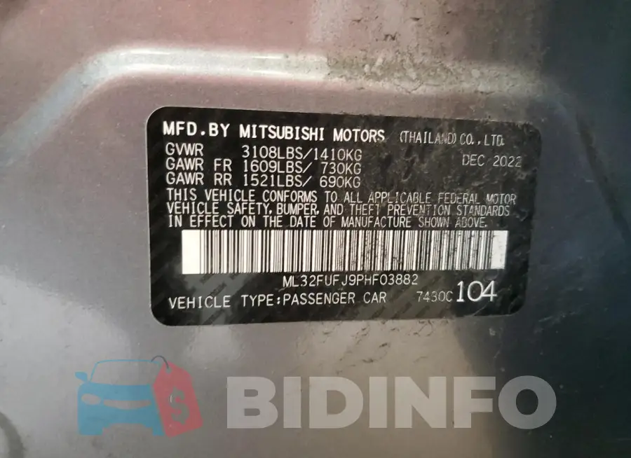 ML32FUFJ9PHF03882 Photo# 12
