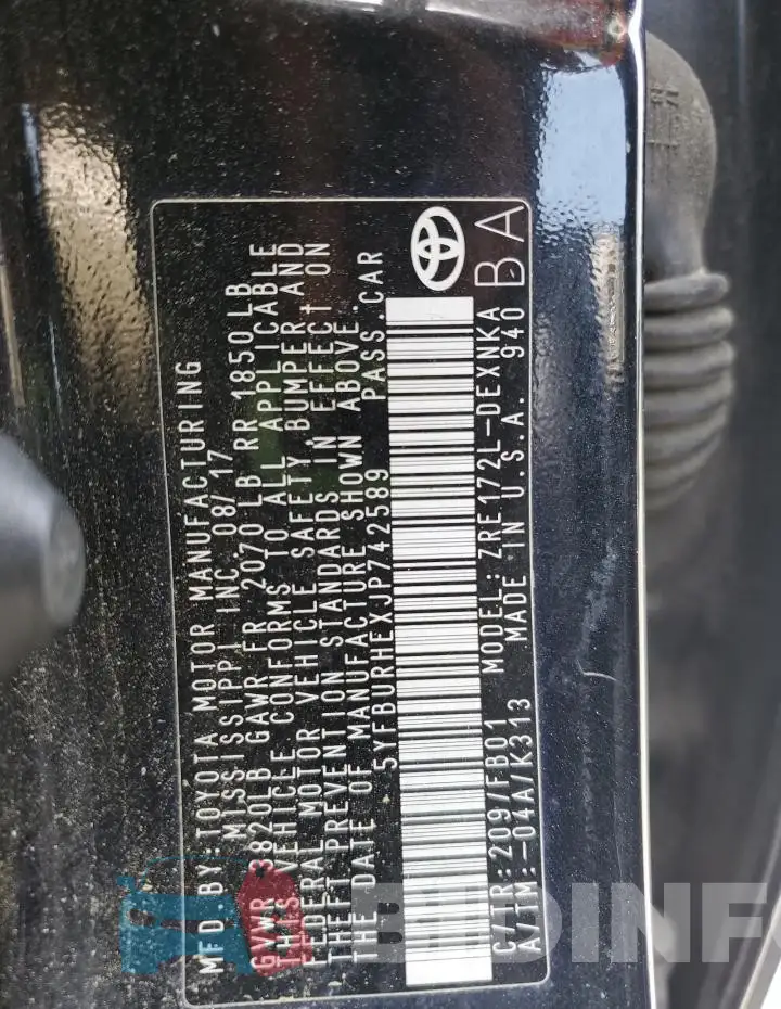 5YFBURHEXJP742589 Photo# 12