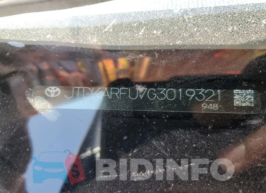 JTDKARFU7G3019321 Photo# 12