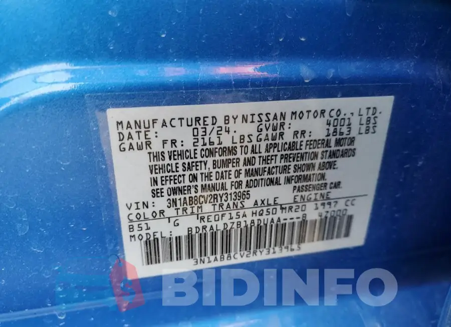 3N1AB8CV2RY313965 Photo# 13