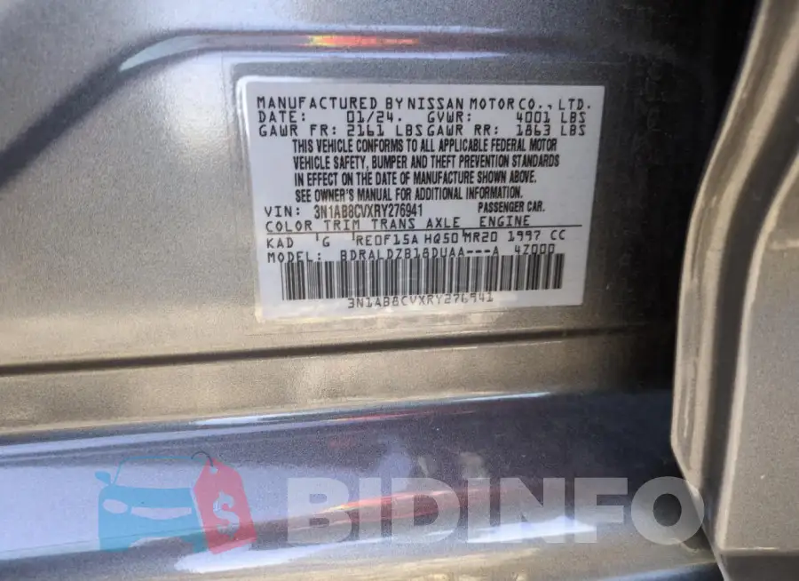 3N1AB8CVXRY276941 Photo# 13